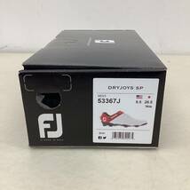 【未使用品】FOOTJOY フットジョイ DRYJOY SP ドライジョイ 53367J ゴルフシューズ ゴルフ用品 メンズ 26.5 ホワイト レッド 箱付き_画像6