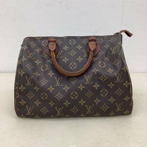 ＊ルイヴィトン LOUIS VUITTON バッグ ハンドバッグ ボストンバッグ モノグラム スピーディ30 PVC レザー ブラウン 中古