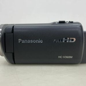 Panasonic パナソニック HC-V360M デジタルハイビジョンビデオカメラ ブラック FULL HD 高倍率90倍ズーム バッテリー付き 簡易動作確認済みの画像3