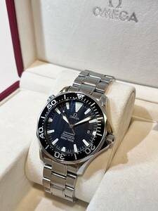 【極上美品】オメガ OMEGA シーマスター SeaMaster プロフェッショナル 300m ラージサイズ 自動巻き 2254.50 腕時計 黒 メンズ 付属品有り