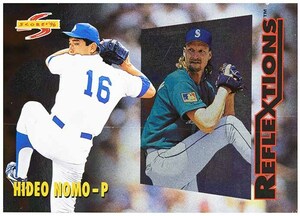 即決! 1995 野茂英雄/R. Johnson MLB Score Reflextions カード #18