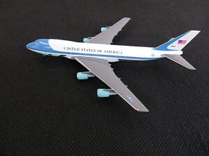 N341　herpa　1/500　エアフォースワン　Boeing　B７４７-２００　アメリカ大統領専用機　　　　∞１８