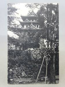 【戦前・絵葉書】 洲本三熊山公園ノ天守臺　洲本城跡 // 古写真　資料◆兵庫県