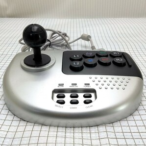 サイバーガジェット PS1/PS2 アーケードスティック GAME STICK FORCE 動作品の画像2