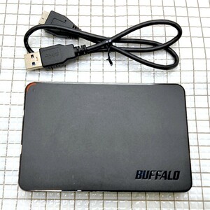 BUFFALO ポータブルHDD 1.0TB HD-PCFS1.0U3/使用時間3346H