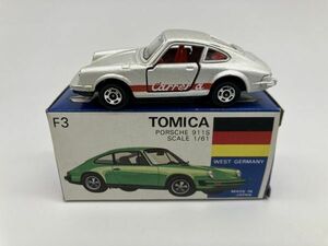 B-316 当時物 レトロ トミカ 外国車シリーズ トミー TOMICA ミニカー 保管品 日本製 F3 ポルシェ911S シルバー