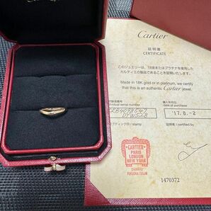 ★新品★未使用★正規品★Cartier バレリーナ ウェディング リング ピンクゴールド 48号 カーブ