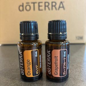 新品未開封　ドテラ　オレンジ　グレープフルーツ　エッセンシャルオイル doTERRA