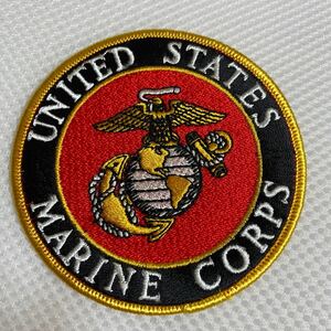 ミリタリー UNITED STATES MARINE CORPSアメリカ海軍 USA ワッペン 新品未使用米海軍