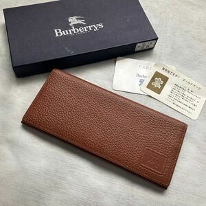 Burberry バーバリー　長財布　お札入れ　カードケース　ブラウン
