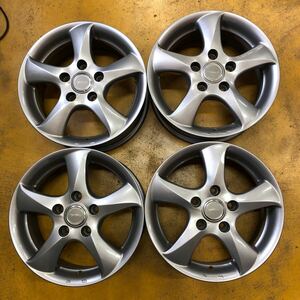 中古ブリヂストン BRIDGESTONE トップラン TOPRUN RD5 15×6J INSET 45 PCD 114.3美品 セレナ ノア 等に