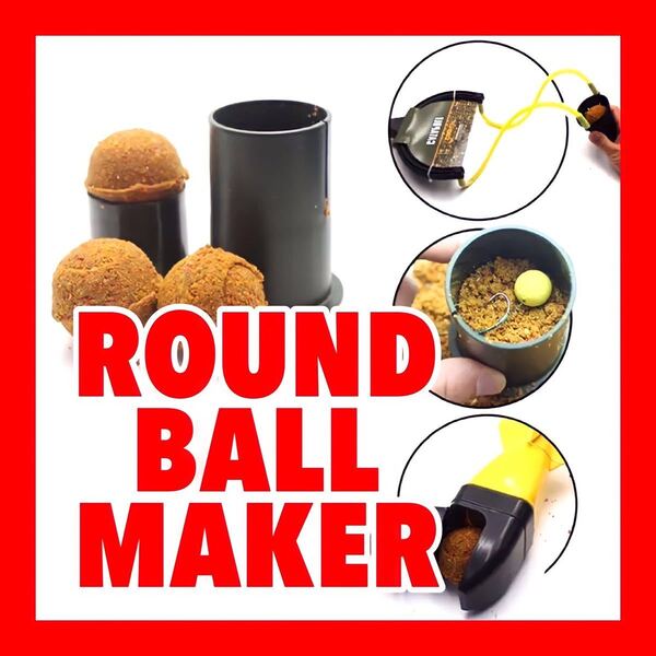 カープフィッシング 鯉釣り 撒き餌 コマセ 餌 ボイリー フィッシング ベイトロケット 釣具 ラウンドボールメイカー