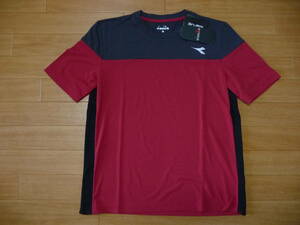  new goods *DIADORA DRYMIX training wear *M/ red * gray 