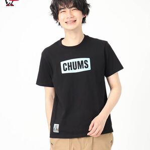 特注サイズ／限定品 40 Years CHUMS Logo T-Shirt Black 40 イヤーズ チャムス ロゴ Tシャツ（メンズ）ブラック／黒 CH01-2252／XXL／2XLの画像2