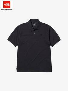 THE NORTH FACE S/S Any Part Polo Blackザノースフェイス ショートスリーブ エニーパート ポロシャツ（メンズ）ブラック／黒NT22232-K／XL