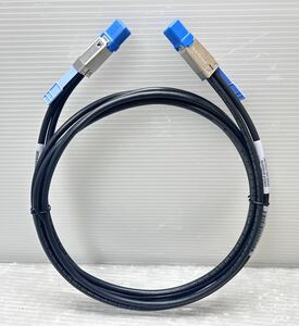 Hewlett Packard Enterprise MiniSAS cable (691970-003 717433-001) length 2m MiniSAS HD-MiniSAS HD used junk C