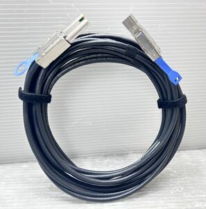 molex miniSASケーブル (1110683203 3.0M 28AWG) 長さ3m MiniSAS-MiniSAS HD 中古 ジャンク品 D