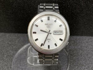 SEIKO 5 DX セイコー ファイブ DX 25石 自動巻き シルバー文字盤 6106-8070 デイデイト 腕時計 クォーツ メンズ 紳士用 ステンレス