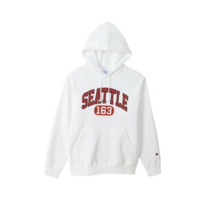 新品　チャンピオン　Champion スウェットパーカー フHoodie スウェットシャツ 22SS ベーシック ホワイト　サイズM