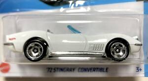 人気 USカード 1972 Chevrolet Corvette Stingray Convertible C3 シボレー コルベット スティングレイ コンバーチブル 2024 ホワイト 絶版