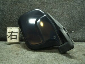 【検査済】 H25年 ミニキャブ GBD-U62V 右ドアミラー MR339586 黒無塗装 [ZNo:31005283]