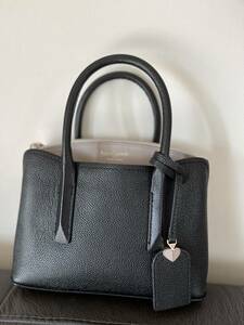  super-beauty goods Kate Spade leather black bag 