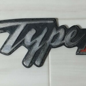当時物 車種不明 旧車 エンブレム  TYPEⅡ タイプ２ 日本車？ 昭和レトロカーの画像4