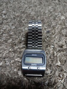 セイコー デジタル クォーツ 0432-5001 vintage SEIKO QUARTZ ヴィンテージメンズ腕時計 シルバー レトロ 四角文字盤