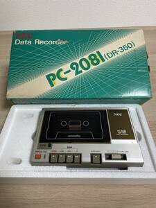 1円スタート　NEC カセットデータレコーダー PC-2081 (DR-350)　箱付き　現状品