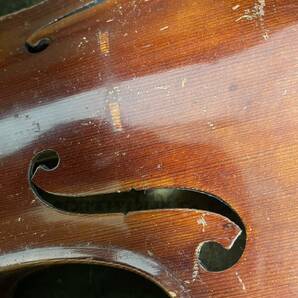 1円スタート 古いバイオリン MASAKICHI SUZUKI ジャンク 鈴木バイオリン No108 まとめて ジャンク品の画像3