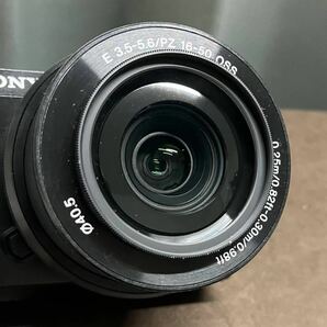 SONY/ソニー★α6000★アルファ★パワーズームレンズキット★ブラック★E 3.5-5.6/PZ 16-50 OSS★充電器付★現状品★031325の画像5