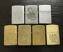 Zippo/ジッポー★7本まとめ売り★オイルライター★喫煙具★ヴィンテージ★中古★ジャンク★020931_画像2