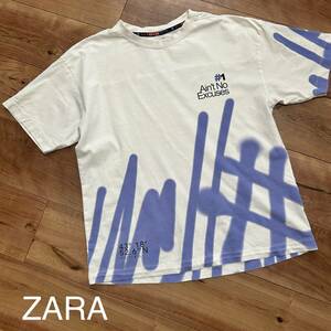 ZARA/ザラ/半袖Tシャツ/ペイント柄/プリント/ボーイズ/キッズ/ジュニア/男子/150