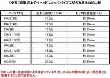 ステンレス丸パイプ(ＴＰＡ) 端部テーパーねじ付き 任意寸法ニップル製作 販売S20_画像5