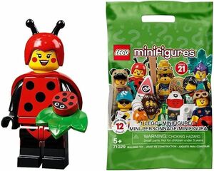【正規品・未開封】 LEGO レゴ ミニフィグ ミニフィギュア シリーズ21 てんとうむしガール 71029
