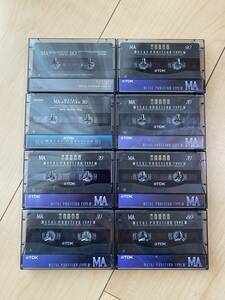 TDK　MA　Metal Position　TYPE IV　110 90 80 70 60など　カセットテープ　8本セット　中古