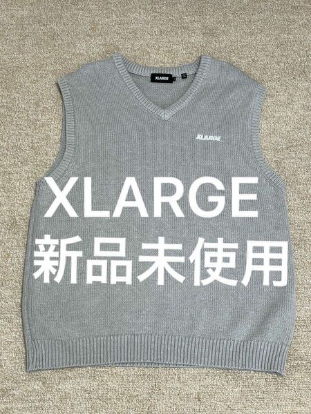 【40％off】XLARGE ニットベスト Lサイズ