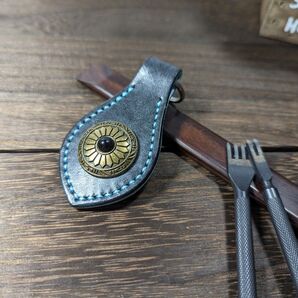 ロロマレザー キーホルダー ハンドメイド