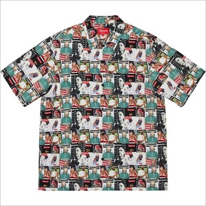 Supreme　シュプリーム　 23SS Magazine S/S Shirt MULTI マガジンシャツ オープンカラーシャツ 半袖 開襟 L マルチカラー メンズ