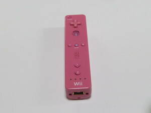 R085【送料無料 即日発送 動作確認済】Wii リモコン 任天堂 Nintendo 純正 RVL-003 ピンク　コントローラー