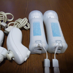RSJN014【送料無料 動作確認済】Wii リモコン ヌンチャク ジャケット ストラップ  2個セット ホワイト 白 カバーの画像2