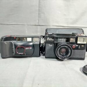 564/10 GJ60370 Canon FUJIFILM film camera 2 point set . summarize Autoboy3 FLASH FUJICA