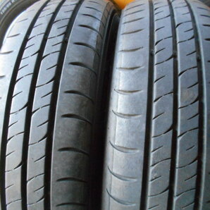 EA5251 外品アルミ MARSHAL MH12 155/65R14 4本セット 溝有 4.5J +43 100 4穴 夏タイヤ 2019年製の画像6