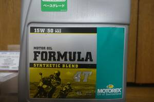  ◆MOTOREX◆FORMULA 4T◆15W50◆4L◆モトレックス◆４ストオイル◆オイルフィルター＆Ｏリング付◆KTM390アドベンチャー／デューク◆