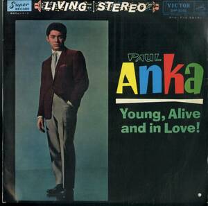 A00582199/LP/ポール・アンカ (PAUL ANKA)「青春を唄う Young Alive And In Love (SHP-5045・ヴォーカル)」