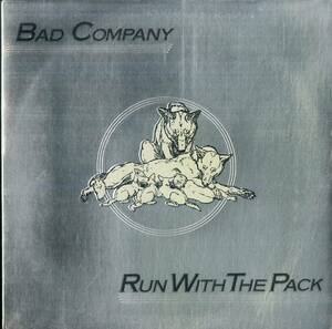 A00582900/LP/バッド・カンパニー (BAD COMPANY)「Run With The Pack (1976年・SS-8415-0698・ハードロック)」