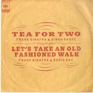 C00199183/EP/フランク・シナトラ「Tea for Two/Lets Take An Old Fashioned Walk」