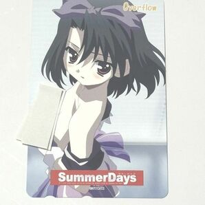 テレカ Summer Days サマーデイズ 清浦刹那 テレホンカード School Days スクールデイズの画像1