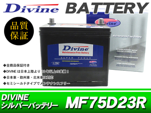 75D23R Divineバッテリー 互換 45D23R 55D23R 65D23R / ビークロス ビッグホーン コモ ジャーニー