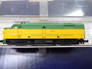 外車27　モデルパワーmodelpower RSO　ATEST　Z-74322 LOCO　ALCO　FA-2 866　SPOKANE　PORTLAND＆SEATTLE ポートランド　シアトル